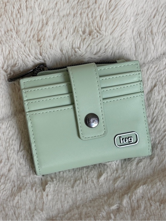 lug Handbags - Lug Hurdle Satin Luxe VL RFID Wallet - Mist Green